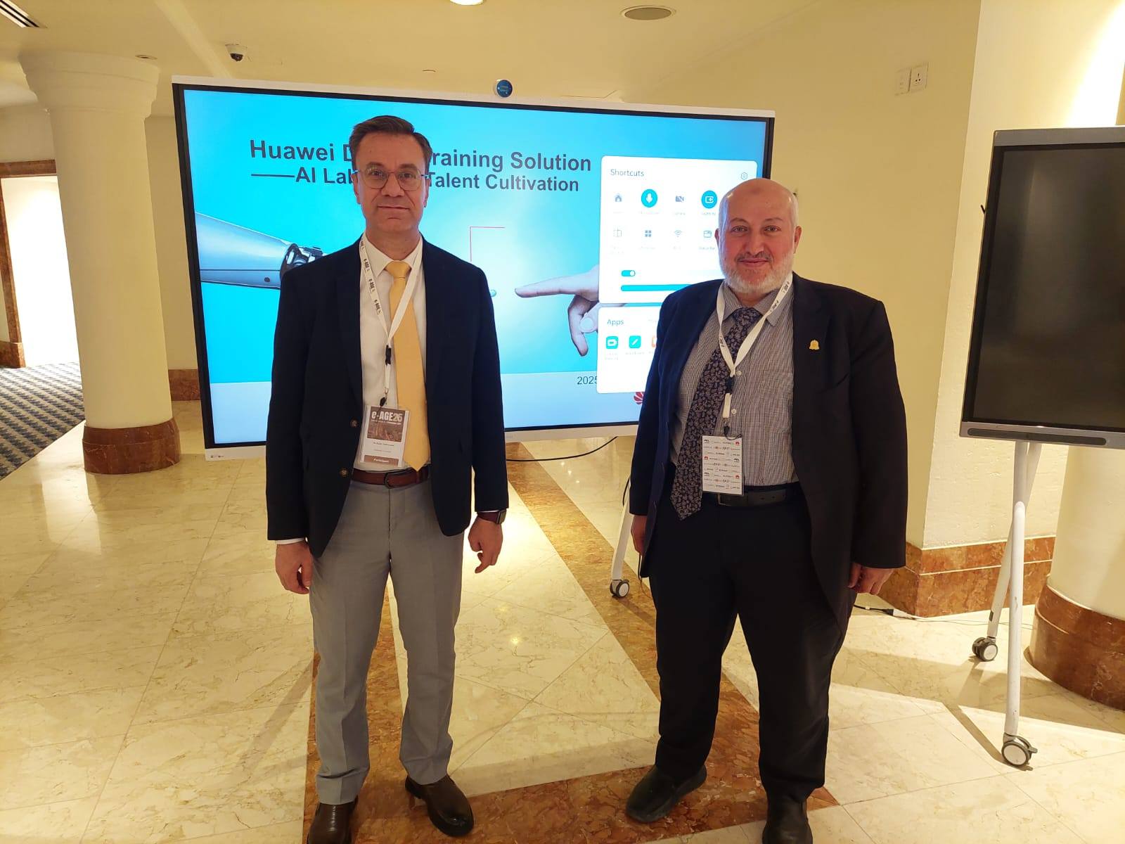The Vise Dean of the Faculty of Information Technology, Dr. Khaled Al-Nahar, represented the faculty at the fifteenth conference of the Arab States Research and Education Network (ASREN), which was held at the Hyatt Hotel in Amman. Dr. Raafat Al-Sharman, 